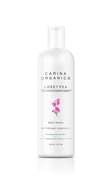 Sweet Pea Daily Moisturizing Body Wash - Carina Organics