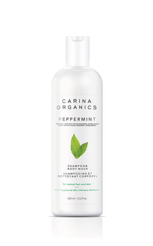 Peppermint Shampoo and Body Wash - Carina Organics