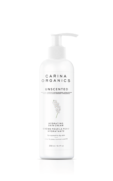 Unscented Daily Moisturizing & Hydrating Skin Cream - Carina Organics